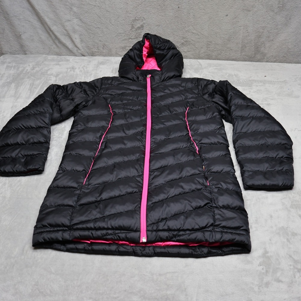 Spyder Jacket Kids XL Black Insulated Full Zip Quilted Puffer Winter Outdoor
